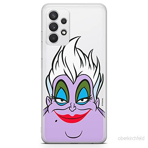 ERT GROUP mobiltelefonfodral för Samsung A32 4G LTE originalt och officiellt licensierat Disney mönster Ursula 002 optimalt anpassad till formen på mobiltelefonen, gedeeltelijk transparant 5903040469781