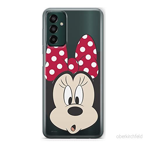 ERT GROUP mobiltelefonfodral för Samsung M13 4G originalt och officiellt licensierat Disney mönster Minnie 054 optimalt anpassad till formen på mobiltelefonen, gedeeltelijk transparant 5905511327965