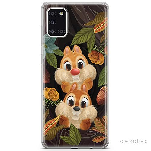 ERT GROUP mobiltelefonfodral för Samsung A31 originalt och officiellt licensierat Disney mönster Chip & Dale 002 optimalt anpassad till formen på mobiltelefonen, fodral tillverkad av TPU plast 5903040218570