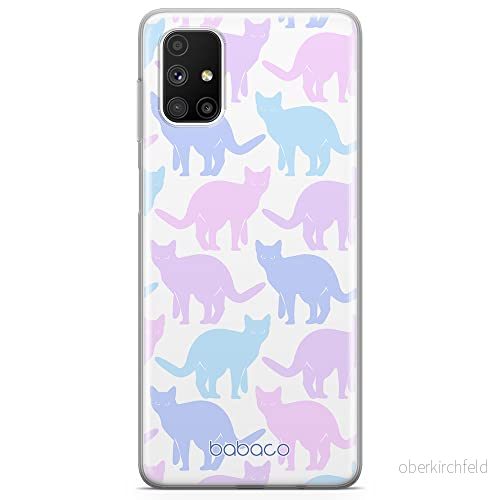 ERT GROUP mobiltelefonfodral för Samsung M51 originalt och officiellt licensierat Babaco mönster Cats 011 optimalt anpassad till formen på mobiltelefonen, fodral tillverkad av TPU plast 5905131053596