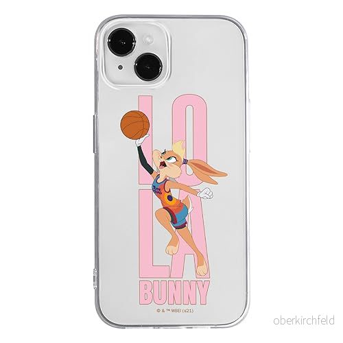 ERT GROUP mobiltelefonfodral för Iphone 14 originalt och officiellt licensierat Looney Tunes mönster Space Jam 028 optimalt anpassad till formen på mobiltelefonen, gedeeltelijk transparant 5905511067984