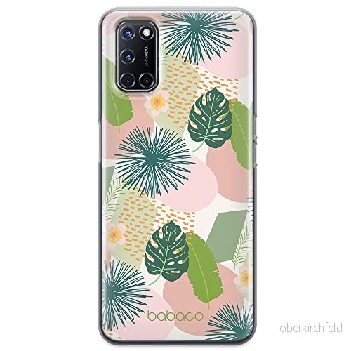 ERT GROUP mobiltelefonfodral för Oppo A92/ A72/ A52 originalt och officiellt licensierat Babaco mönster Plants 012 optimalt anpassad till formen på mobiltelefonen, fodral tillverkad av TPU plast 5903932580389