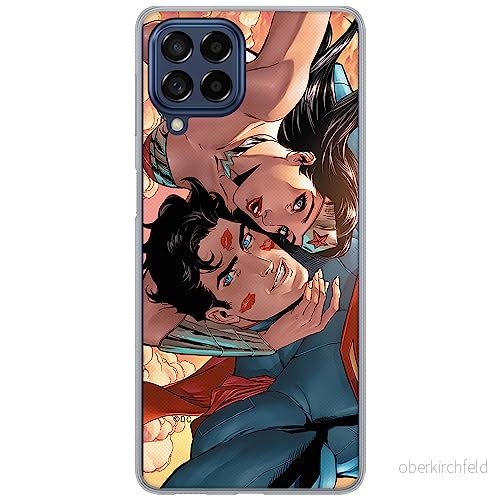 ERT GROUP mobiltelefonfodral för Samsung M33 5G originalt och officiellt licensierat DC mönster Wonder Woman 046 optimalt anpassad till formen på mobiltelefonen, fodral tillverkad av TPU plast 5905511340483
