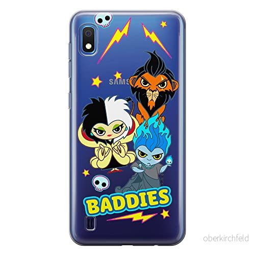 ERT GROUP mobiltelefonfodral för Samsung A10 originalt och officiellt licensierat Disney mönster Villains 004 optimalt anpassad till formen på mobiltelefonen, gedeeltelijk transparant 5905131377128