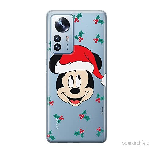 ERT GROUP mobiltelefonfodral för Xiaomi 12 / 12X originalt och officiellt licensierat Disney mönster Mickey 040 optimalt anpassad till formen på mobiltelefonen, gedeeltelijk transparant 5905511480325