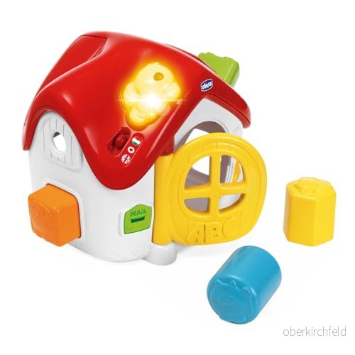 Chicco ABC Game Kasina Lights and Sounds, Elektroniskt Biligue spel, Italienska och Engelska, Aktivitetscenter, Former Sammanfattningar, 50 ord fraser, 103 8058664175147