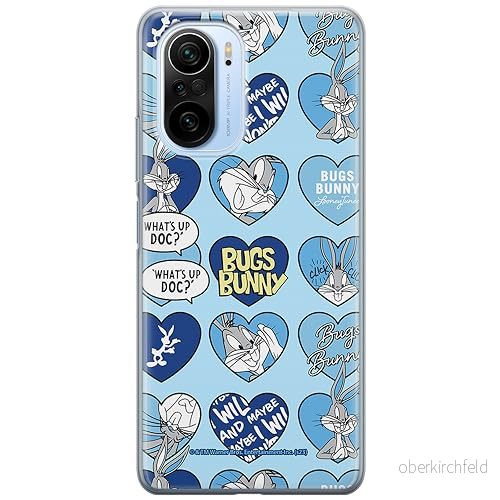 ERT GROUP mobiltelefonfodral för Xiaomi MI 11i/ REDMI K40/K40 PRO/POCO F3/ F3 PRO originalt och officiellt licensierat Looney Tunes mönster Bugs 021, fodral tillverkad av TPU plast 5905795086329
