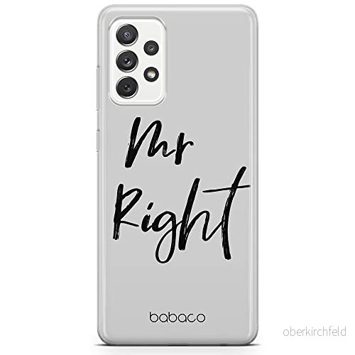 ERT GROUP mobiltelefonfodral för Samsung A73 5G originalt och officiellt licensierat Babaco mönster Mr Right 001 optimalt anpassad till formen på mobiltelefonen, fodral tillverkad av TPU plast 5904805518881