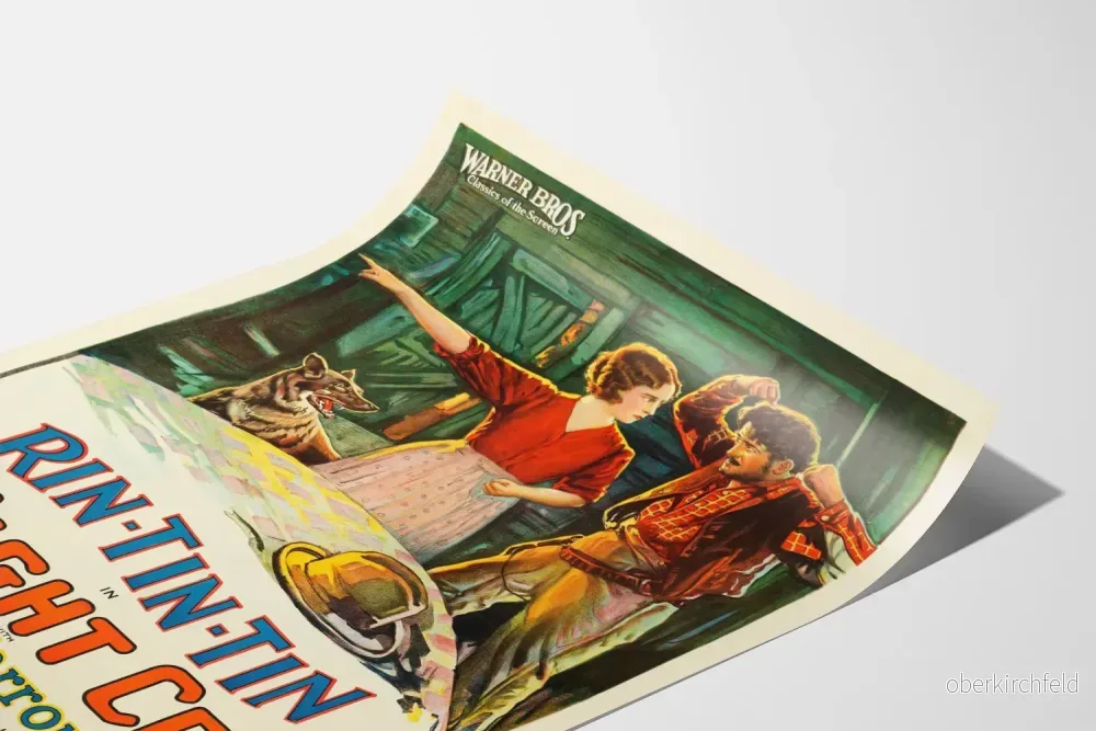 Vintageposter Rin Tin Tin The Night Cry Warner Bros - Bild 3