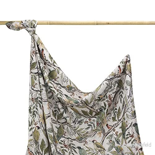 Bambu filt, lätt kylande sommarfilt, semester, barn, flicka, pojke, strandhandduk. Storlek 100x120 cm Solskydd för värme Ornitologi sax 5903815605840