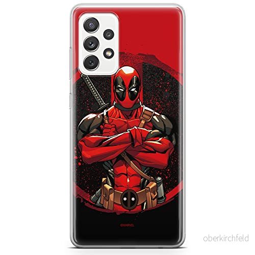 ERT GROUP mobiltelefonfodral för Samsung A73 5G originalt och officiellt licensierat Marvel mönster Deadpool 006 optimalt anpassad till formen på mobiltelefonen, fodral tillverkad av TPU plast 5904805521515