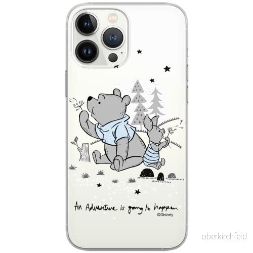 ERT GROUP mobiltelefonfodral för Huawei P30 originalt och officiellt licensierat Disney mönster Winnie the Pooh and friends 008 Vit anpassad till formen på mobiltelefonen, gedeeltelijk transparant 5903040737170