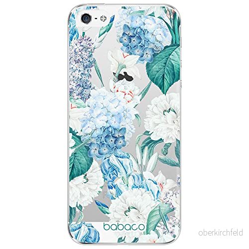 ERT GROUP mobiltelefonfodral för Iphone 5/5S/SE originalt och officiellt licensierat Babaco mönster Flowers 028 optimalt anpassad till formen på mobiltelefonen, gedeeltelijk transparant 5905131270573