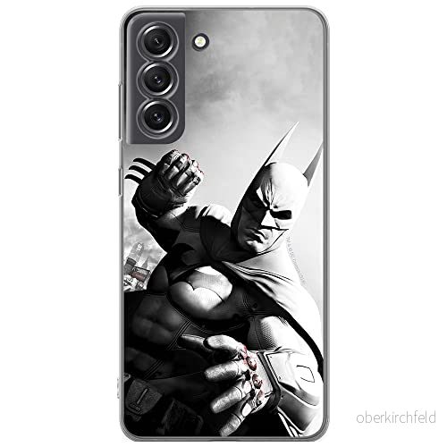ERT GROUP mobiltelefonfodral för Samsung S21 FE originalt och officiellt licensierat DC mönster Batman 019 optimalt anpassad till formen på mobiltelefonen, fodral tillverkad av TPU plast 5904805508288