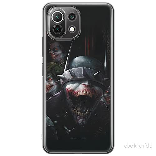 ERT GROUP mobiltelefonfodral för Xiaomi 11 LITE 4G/5G originalt och officiellt licensierat DC mönster Batman Who Laughs 003, fodral tillverkad av TPU plast 5903932701562