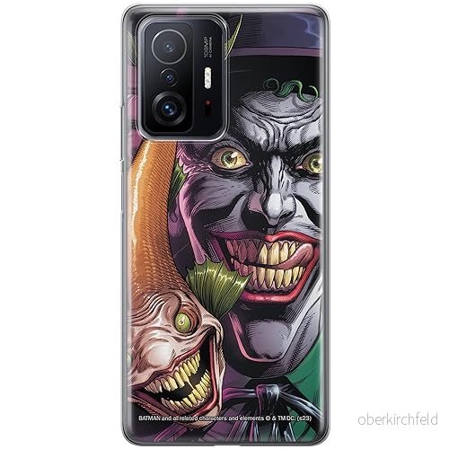 ERT GROUP mobiltelefonfodral för Xiaomi 11T 5G / PRO originalt och officiellt licensierat DC mönster Joker 021 optimalt anpassad till formen på mobiltelefonen, fodral tillverkad av TPU plast 5905795055929