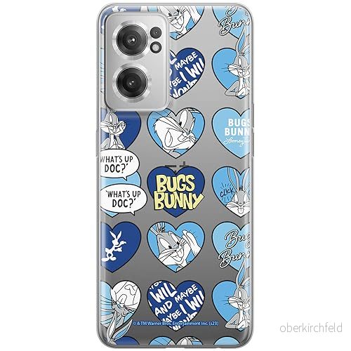 ERT GROUP mobiltelefonfodral för OnePlus NORD CE 2 originalt och officiellt licensierat Looney Tunes mönster Bugs 021 optimalt anpassad till formen på mobiltelefonen, gedeeltelijk transparant 5905795085704