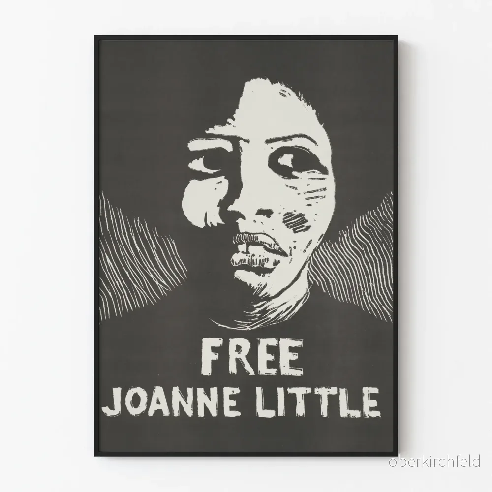 Väggdekorationsposter Free Joanne Little svartvit