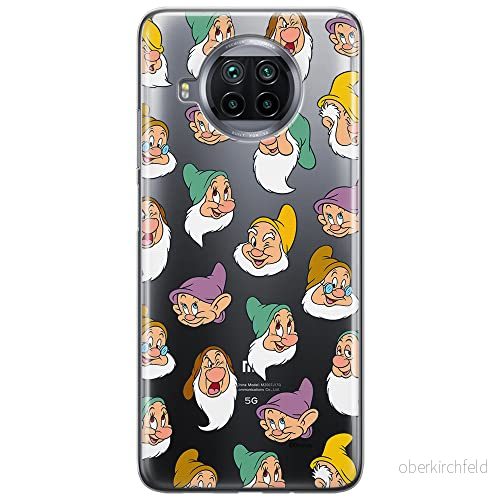 ERT GROUP mobiltelefonfodral för Xiaomi MI 10T LITE/REDMI NOTE 9 PRO 5G originalt och officiellt licensierat Disney mönster Snow White and the Seven Dwarfs 015, gedeeltelijk transparant 5905131776785