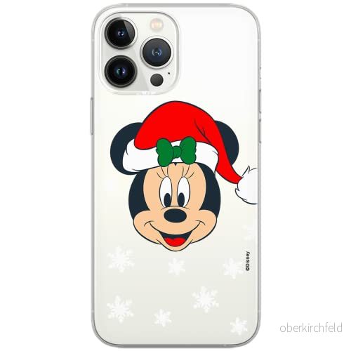 ERT GROUP mobiltelefonfodral för Apple Iphone 5/5S/SE originalt och officiellt licensierat Disney mönster Minnie 061 Vit optimalt anpassad till formen på mobiltelefonen, gedeeltelijk transparant 5903932063424