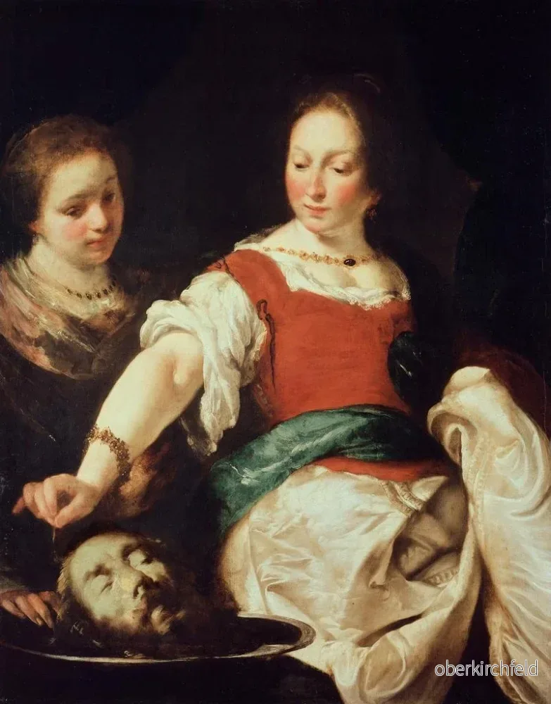 Målning Salomé - Bernardo Strozzi | Konsttryck - Bild 2