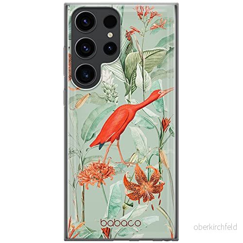 ERT GROUP mobiltelefonfodral för Samsung S23 ULTRA originalt och officiellt licensierat Babaco mönster Flowers 049 optimalt anpassad till formen på mobiltelefonen, fodral tillverkad av TPU plast 5905511472511