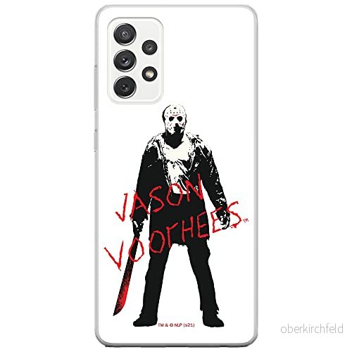ERT GROUP mobiltelefonfodral för Samsung A52 5G / LTE 4G A52S originalt och officiellt licensierat Horror mönster Friday the 13th 017, fodral tillverkad av TPU plast 5905511120191