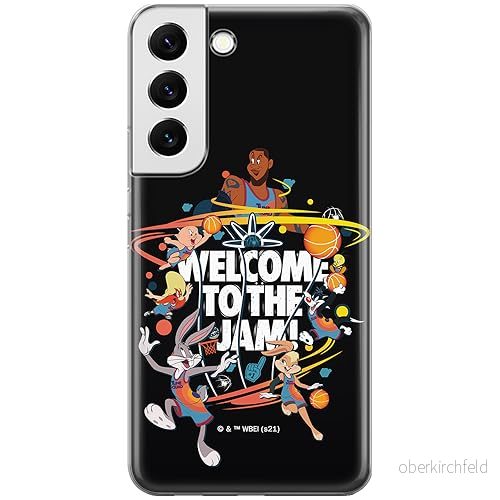 ERT GROUP mobiltelefonfodral för Samsung S22 originalt och officiellt licensierat Looney Tunes mönster Space Jam 003 optimalt anpassad till formen på mobiltelefonen, fodral tillverkad av TPU plast 5905511019846