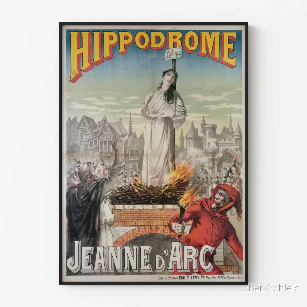 Vintageposter Hippodrome Jeanne d'Arc