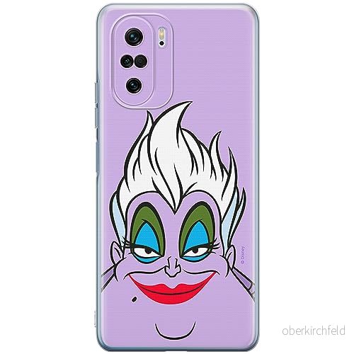 ERT GROUP mobiltelefonfodral för Xiaomi MI 11i/ REDMI K40/K40 PRO/POCO F3/ F3 PRO originalt och officiellt licensierat Disney mönster Ursula 002, fodral tillverkad av TPU plast 5905511877880