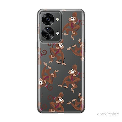 ERT GROUP mobiltelefonfodral för Oneplus NORD 2T 5G originalt och officiellt licensierat Disney mönster Abu 001 optimalt anpassad till formen på mobiltelefonen, gedeeltelijk transparant 5905511263843
