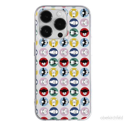 ERT GROUP mobiltelefonfodral för Apple Iphone 14 PRO originalt och officiellt licensierat Disney mönster Mickey & Friends 002 optimalt anpassad till formen på mobiltelefonen, gedeeltelijk transparant 5905131911292