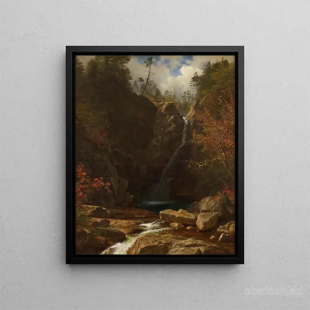 Målning Chutes de Glen Ellis – Albert Bierstadt | Konsttryck Målning Chutes de Glen Ellis – Albert Bierstadt | Konsttryck