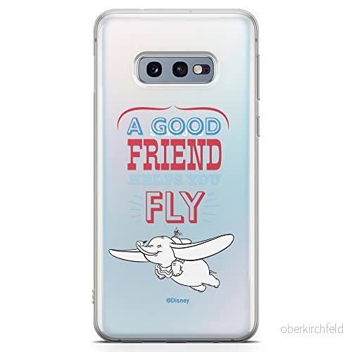 ERT GROUP mobiltelefonfodral för Samsung S10e originalt och officiellt licensierat Disney mönster Dumbo 004 optimalt anpassad till formen på mobiltelefonen, gedeeltelijk transparant 5902980150667