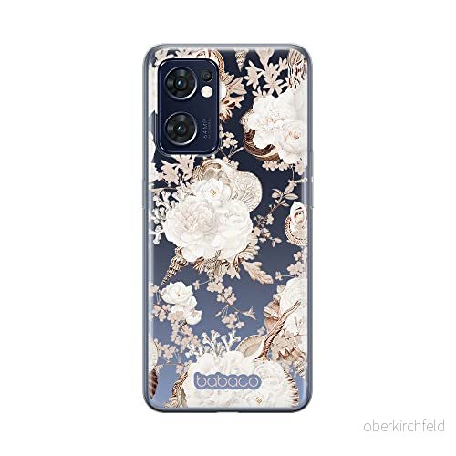 ERT GROUP mobiltelefonfodral för Oppo RENO 7 5G originalt och officiellt licensierat Babaco mönster Flowers 044 optimalt anpassad till formen på mobiltelefonen, gedeeltelijk transparant 5905511318338