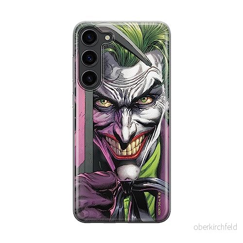 ERT GROUP mobiltelefonfodral för Samsung S23 PLUS originalt och officiellt licensierat DC mönster Joker 014 optimalt anpassad till formen på mobiltelefonen, fodral tillverkad av TPU plast 5905511436773