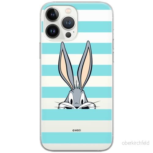 ERT GROUP mobiltelefonfodral för Samsung F62 / M62 originalt och officiellt licensierat Looney Tunes mönster Bugs 011 optimalt anpassad till formen på mobiltelefonen, gedeeltelijk transparant 5904805528385