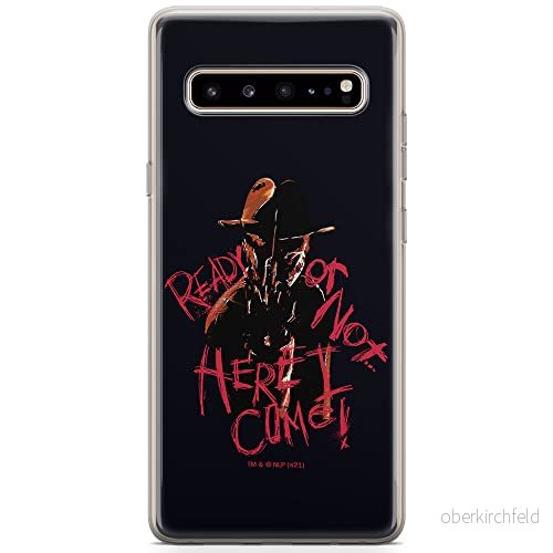 ERT GROUP mobiltelefonfodral för Samsung S10 originalt och officiellt licensierat Horror mönster Nightmare of Elm Street 007 anpassad till formen på mobiltelefonen, fodral tillverkad av TPU plast 5905511085780
