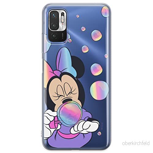 ERT GROUP mobiel telefoonhoesje voor Xiaomi REDMI NOTE 10 5G / POCO M3 PRO origineel en officieel erkend Disney patroon Minnie 052 aangepast aan de vorm van mobiele telefoon, gedeeltelijk bedrukt 5904805608568
