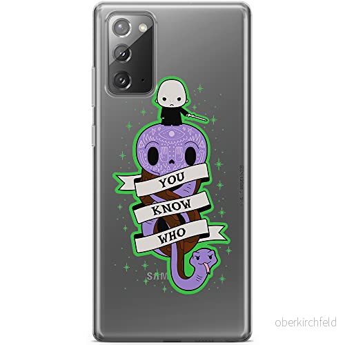 ERT GROUP mobiltelefonfodral för Samsung GALAXY NOTE 20 originalt och officiellt licensierat Harry Potter mönster 243 optimalt anpassad till formen på mobiltelefonen, gedeeltelijk transparant 5905131661036