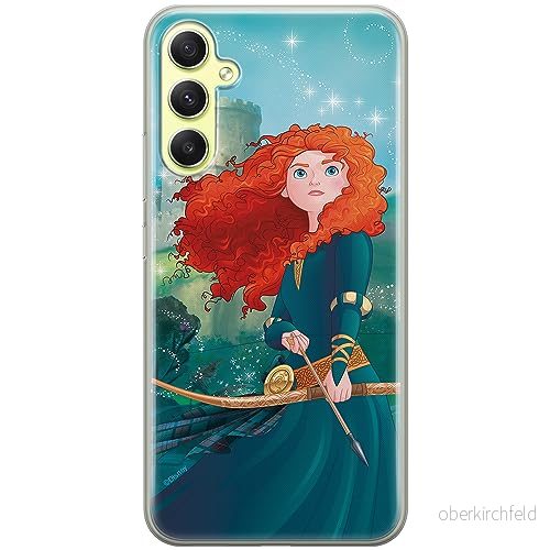 ERT GROUP mobiltelefonfodral för Samsung A34 5G originalt och officiellt licensierat Disney mönster Merida 002 optimalt anpassad till formen på mobiltelefonen, fodral tillverkad av TPU plast 5905511790837
