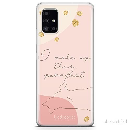 ERT GROUP mobiltelefonfodral för Samsung A51 originalt och officiellt licensierat Babaco mönster Cats 008 optimalt anpassad till formen på mobiltelefonen, fodral tillverkad av TPU plast 5905131105448