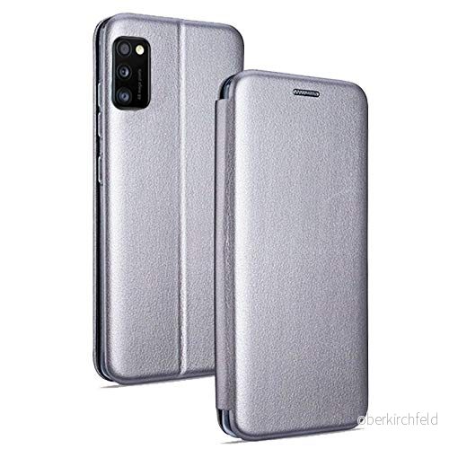 Cool Flip Cover fodral för Samsung A415 Galaxy A41 Elegance Silver 8434847040011