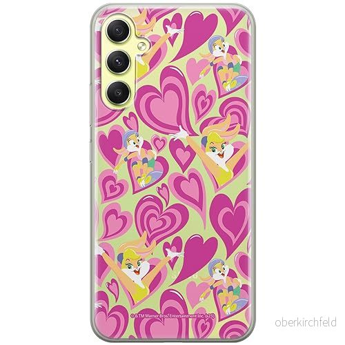 ERT GROUP mobiltelefonfodral för Samsung A34 5G originalt och officiellt licensierat Looney Tunes mönster Lola 010 optimalt anpassad till formen på mobiltelefonen, gedeeltelijk transparant 5905795074326