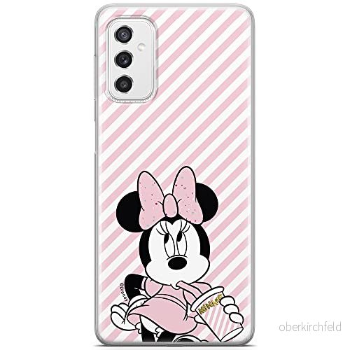 ERT GROUP mobiltelefonfodral för Samsung M52 5G originalt och officiellt licensierat Disney mönster Minnie 017 optimalt anpassad till formen på mobiltelefonen, fodral tillverkad av TPU plast 5904805487026