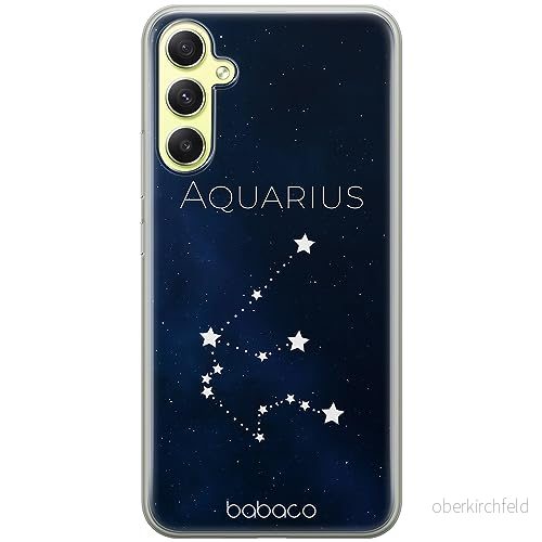 ERT GROUP mobiltelefonfodral för Samsung A34 5G originalt och officiellt licensierat Babaco mönster Zodiac Constellation 011 anpassad till formen på mobiltelefonen, fodral tillverkad av TPU plast 5905511778118