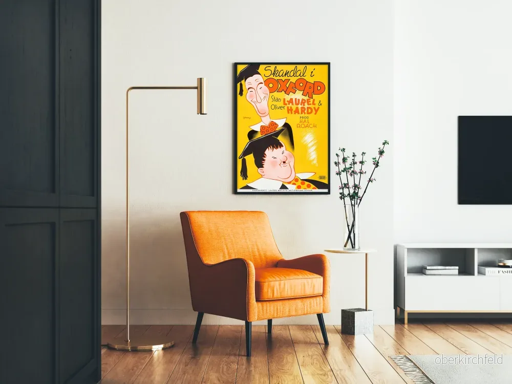 Vintageaffisch Skandal i Oxford - Väggdekoration för Klassisk Film - Bild 2