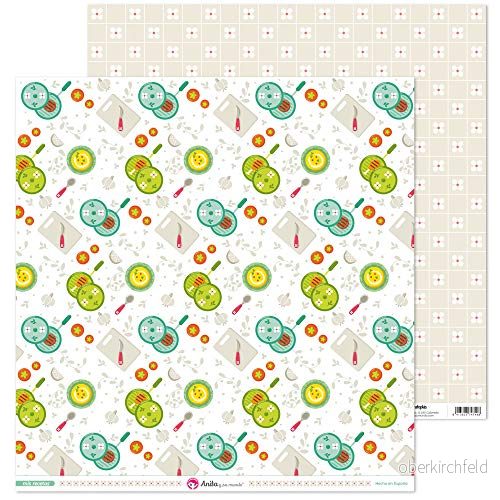 Anita och Hennes Värld Samling Mina Recept Papper Scrapbooking, Paper, Kött, 30,5 x cm 8413623748532