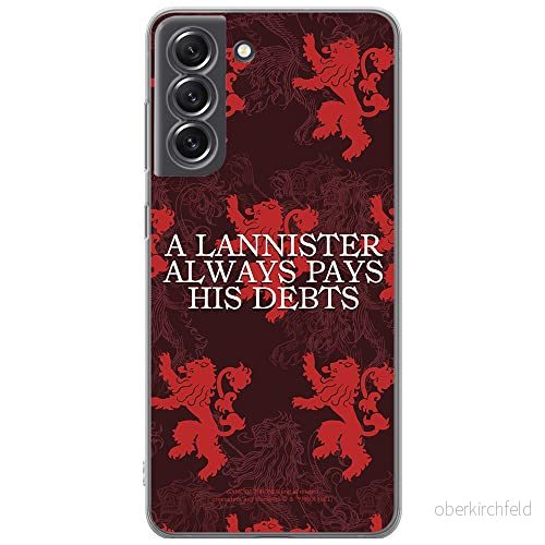 ERT GROUP mobiltelefonfodral för Samsung S21 FE originalt och officiellt licensierat Game od Thrones mönster of 018 anpassad till formen på mobiltelefonen, fodral tillverkad av TPU plast 5903932984156