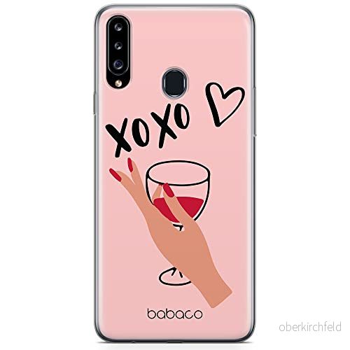 ERT GROUP mobiltelefonfodral för Samsung A20S originalt och officiellt licensierat Babaco mönster XOXO 001 optimalt anpassad till formen på mobiltelefonen, fodral tillverkad av TPU plast 5904805044519